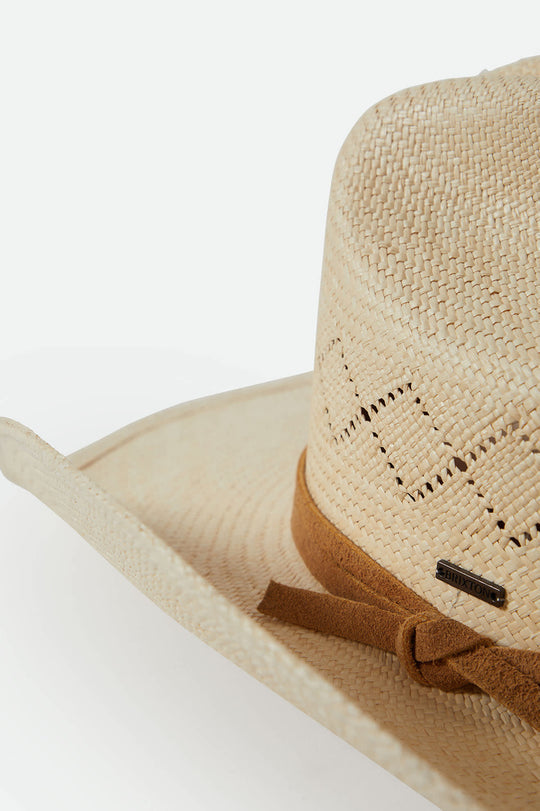 Brixton LAREDO PANAMA STRAW COWBOY HAT