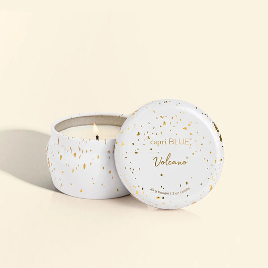 Capri Blue Volcano Scented Glimmer Mini Tin Candle- 3oz