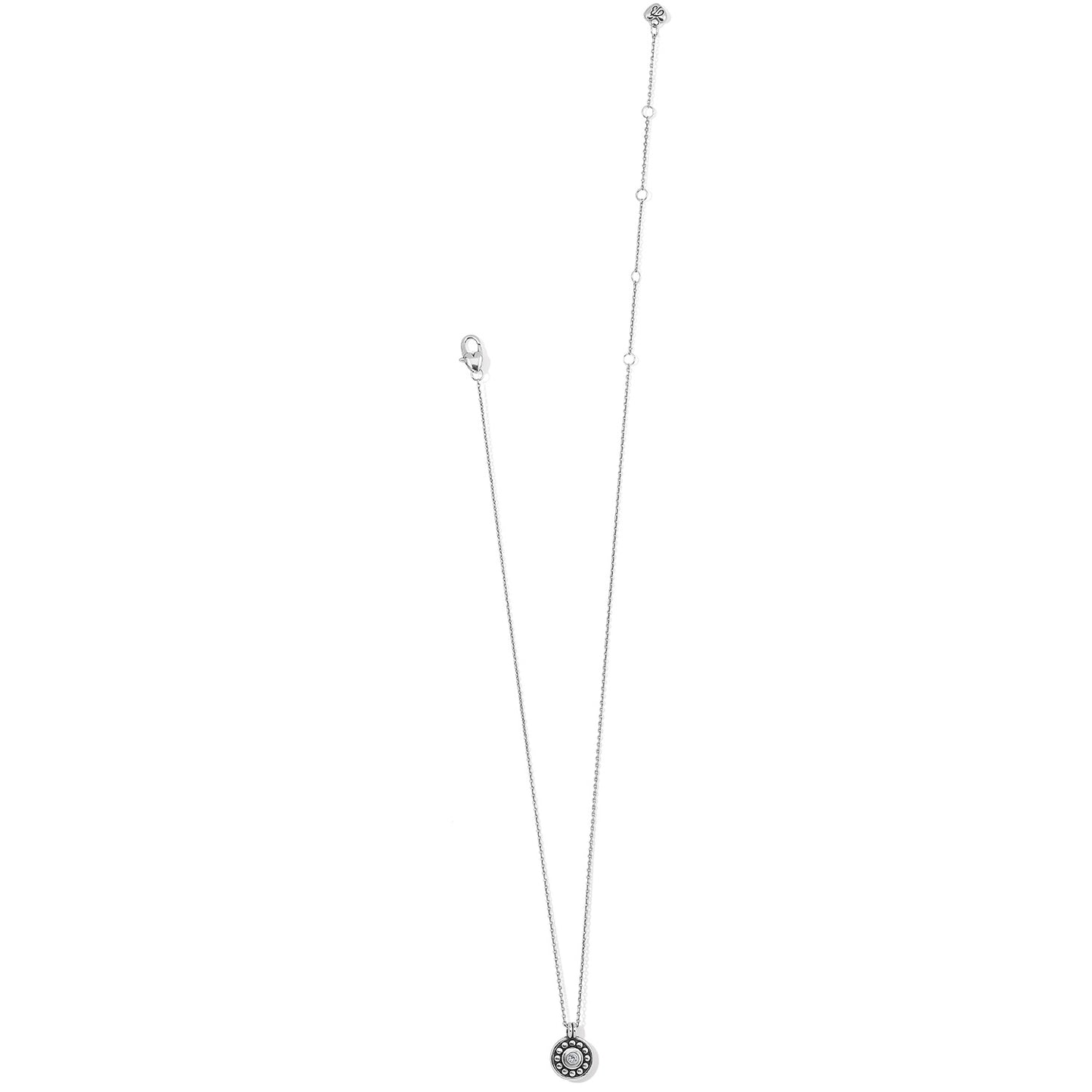 Brighton Pebble Dot Medali Petite Reversible Necklace