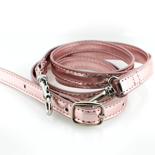 Half Moon Crossbody - Clear PVC with Rose Gold Accents