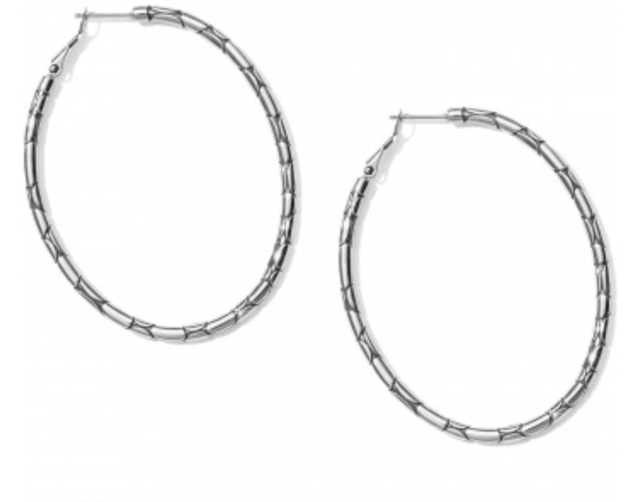 Pebble Large Oval Hoop Earrings