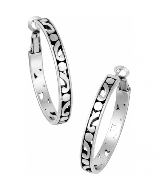 Brighton Contempo Medium Hoop Earrings