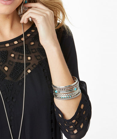 Brighton Southwest Dream Plaza Flat Rope Bangle