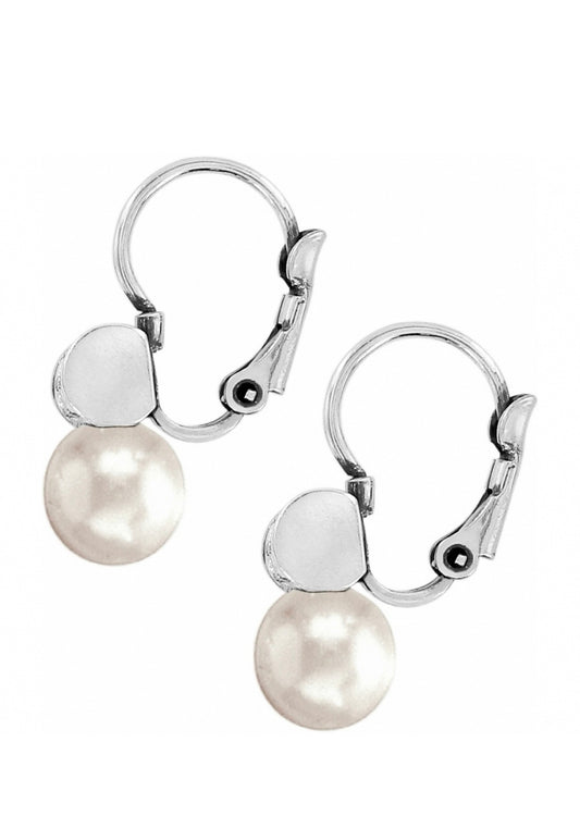 Brighton Meridian Petite Pearl Leverback Earring