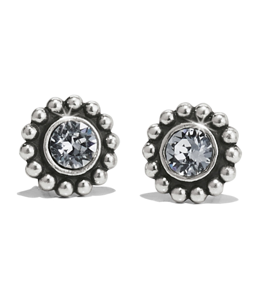 Brighton Sil/Stn Twinkle Mini Post Earrings
