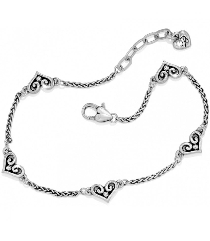 Brighton Alcazar Heart Anklet