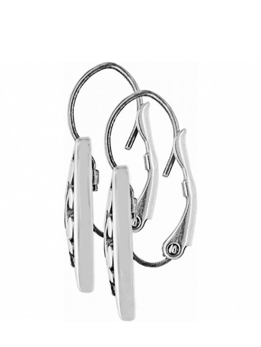 Contempo Heart Leverback Earrings