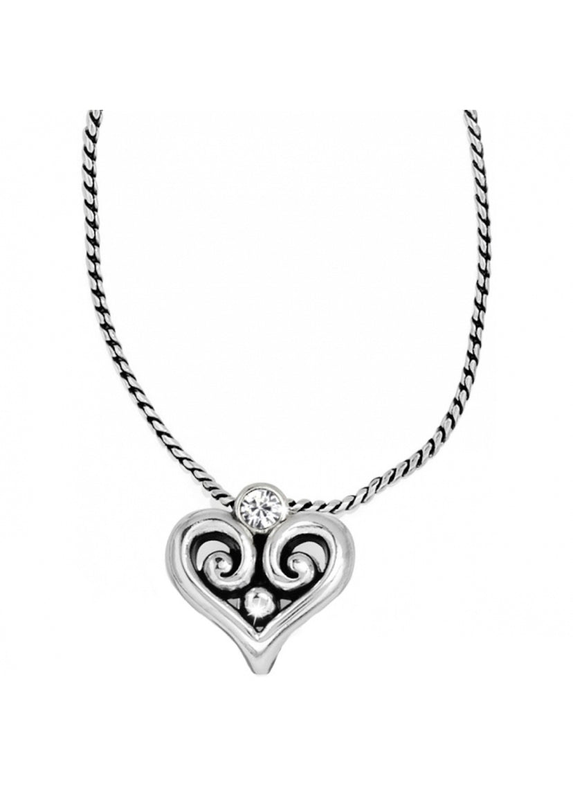 Alcazar Heart Badge Clip