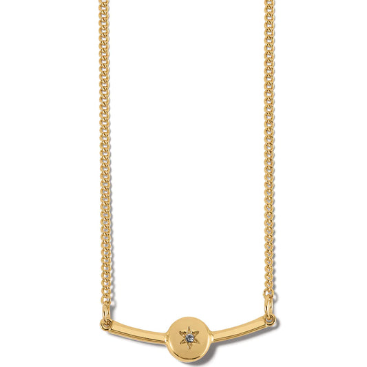 Brighton Illumina Gold Bar Necklace