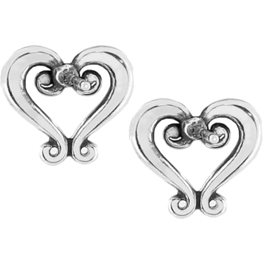 Brighton Genoa Heart Mini Post Earrings
