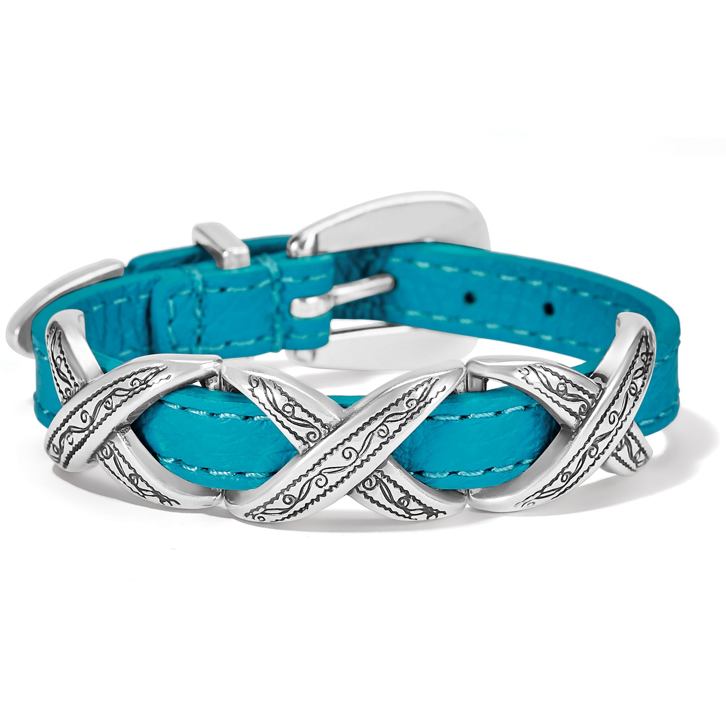 Brighton Kriss Kross Etched Bandit Bracelet