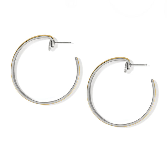 Brighton Ferrara Entrata Medium Hoop Earrings