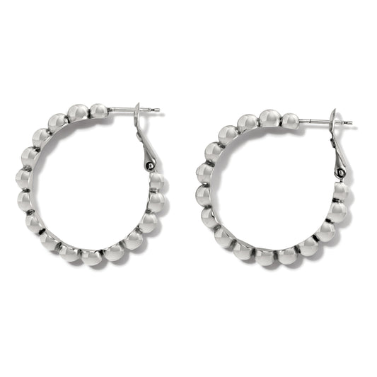Brighton Twinkle Granulation Medium Hoop Earrings