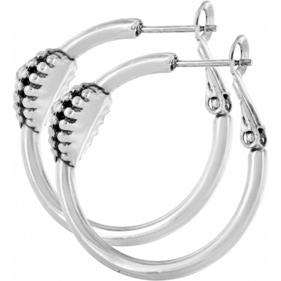 Brighton Shimmer Heart Small Hoop Earrings