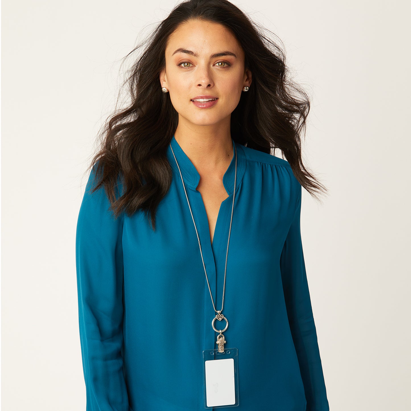 Brighton Alcazar Charm Badge Clip Necklace