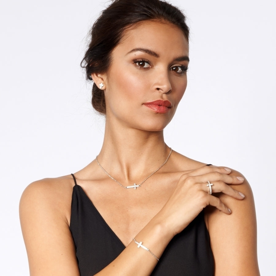 Brighton Starry Cross Necklace