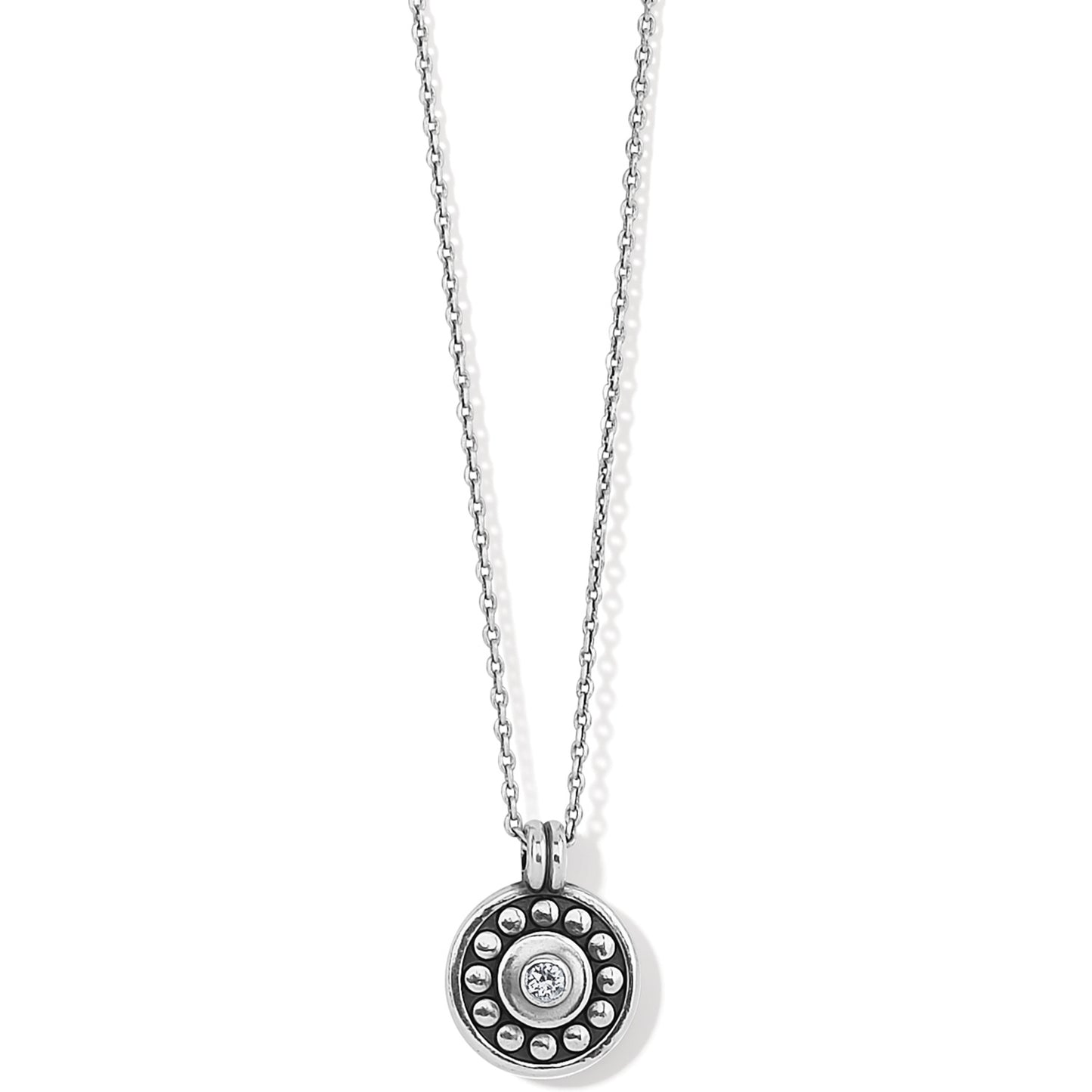 Brighton Pebble Dot Medali Petite Reversible Necklace
