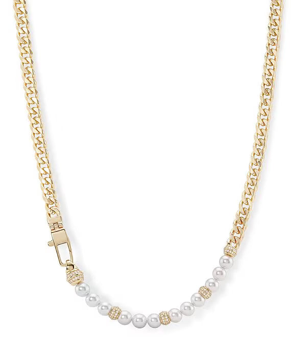 Melinda Maria Julian Loves Pearls Collar Necklace