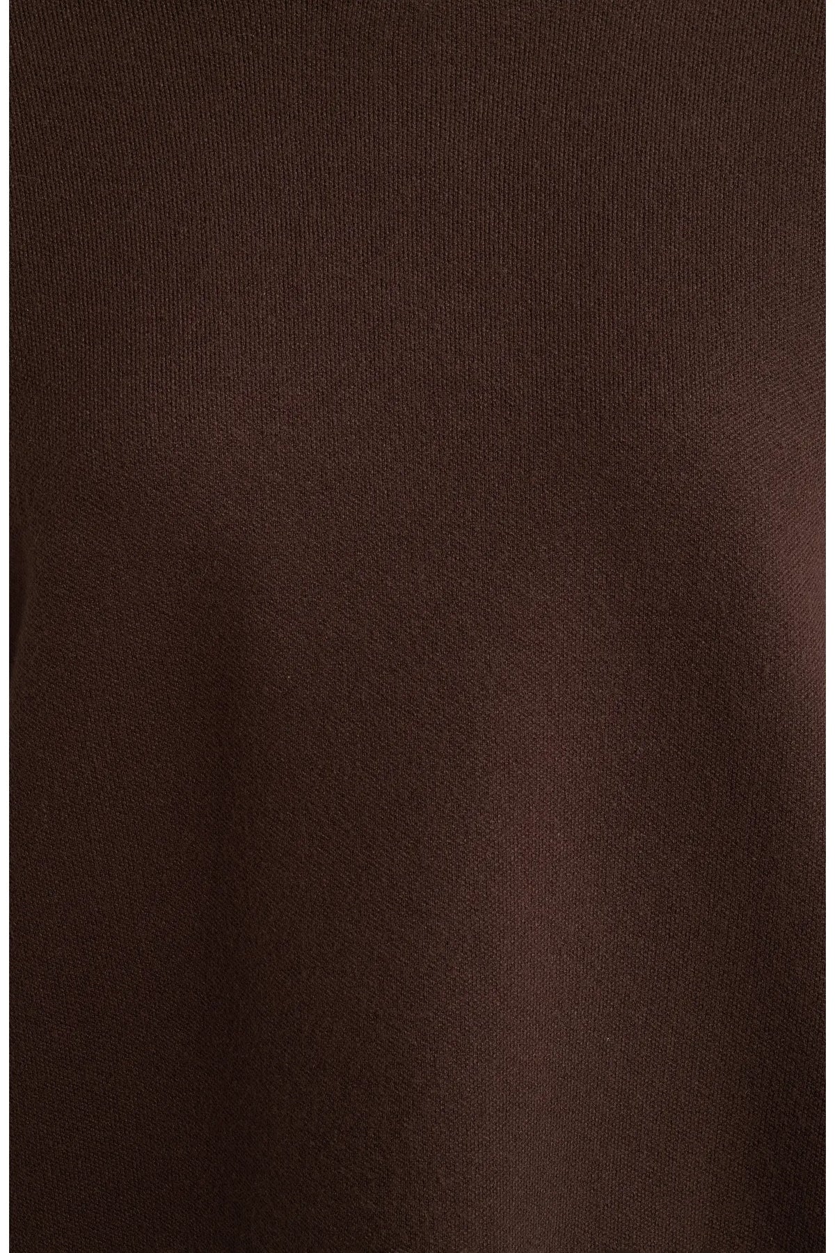 Whipstitched Mock Neck Sweater