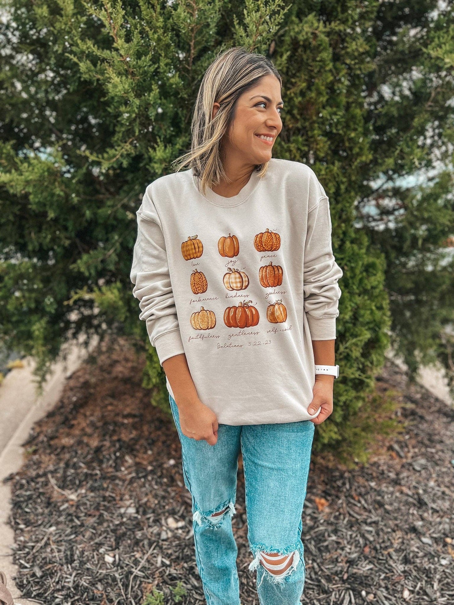 FRUIT OF THE SPIRIT PUMPKIN SWEATSHIRT