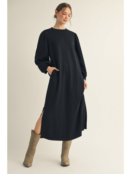 Take it Easy Black Dress