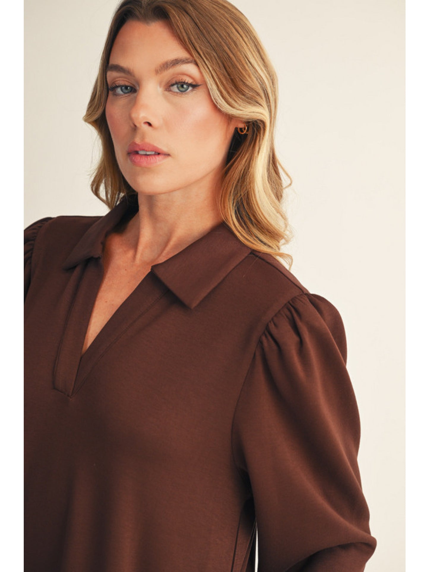Umber Knit Colored Dress