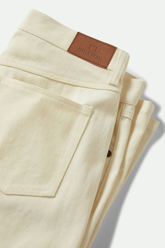 Brixton Margo Cropped 5-Pocket Pant - Off White