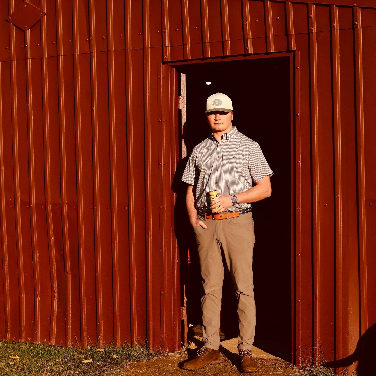 Cowboy Country Club Summer Button Down