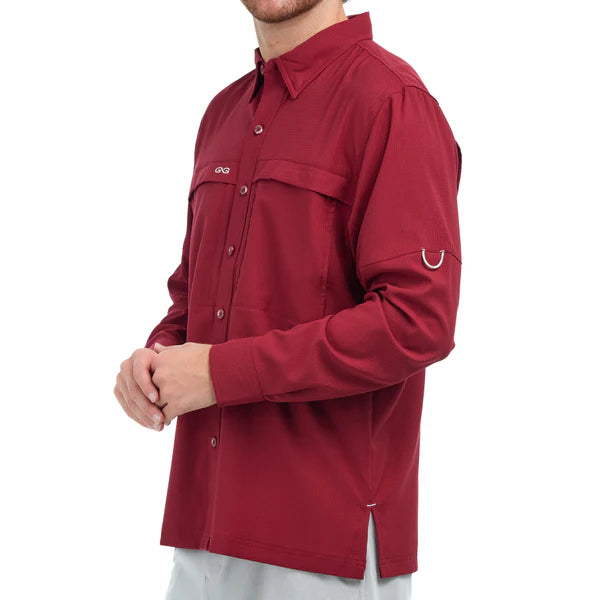 GAMEGUARD Oxblood Scout Shirt | Long Sleeve