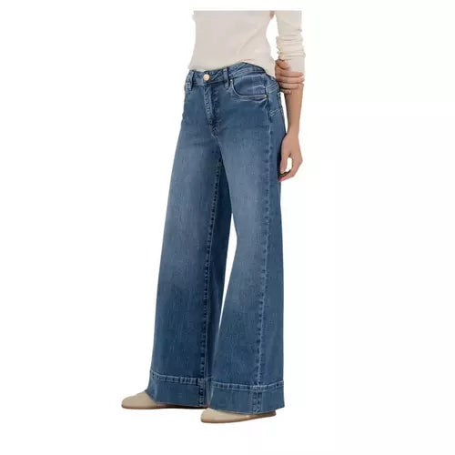 Kut from the Kloth MAYA HIGH RISE FAB AB WIDE LEGS BCK DARTS WID HEM