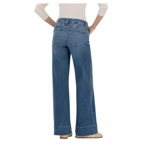 Kut from the Kloth MAYA HIGH RISE FAB AB WIDE LEGS BCK DARTS WID HEM
