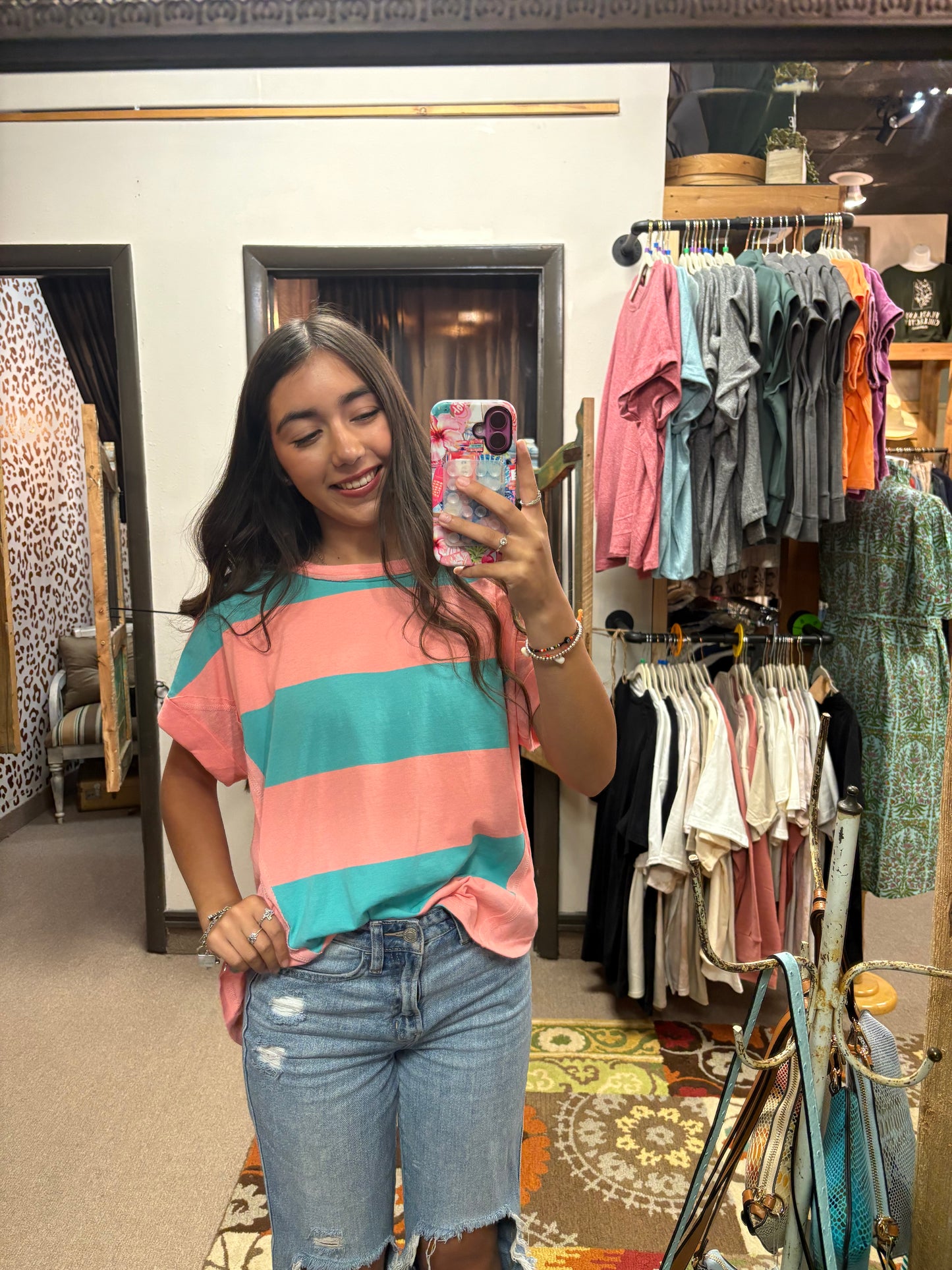 Sherbert Striped Top