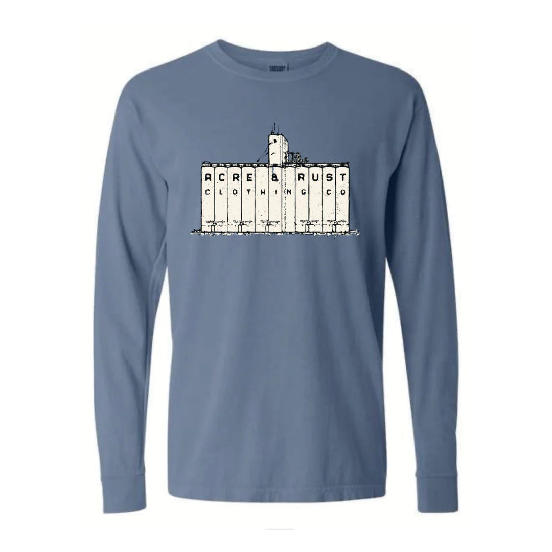 Acre + Rust  Grain Elevator Long Sleeve T-Shirt