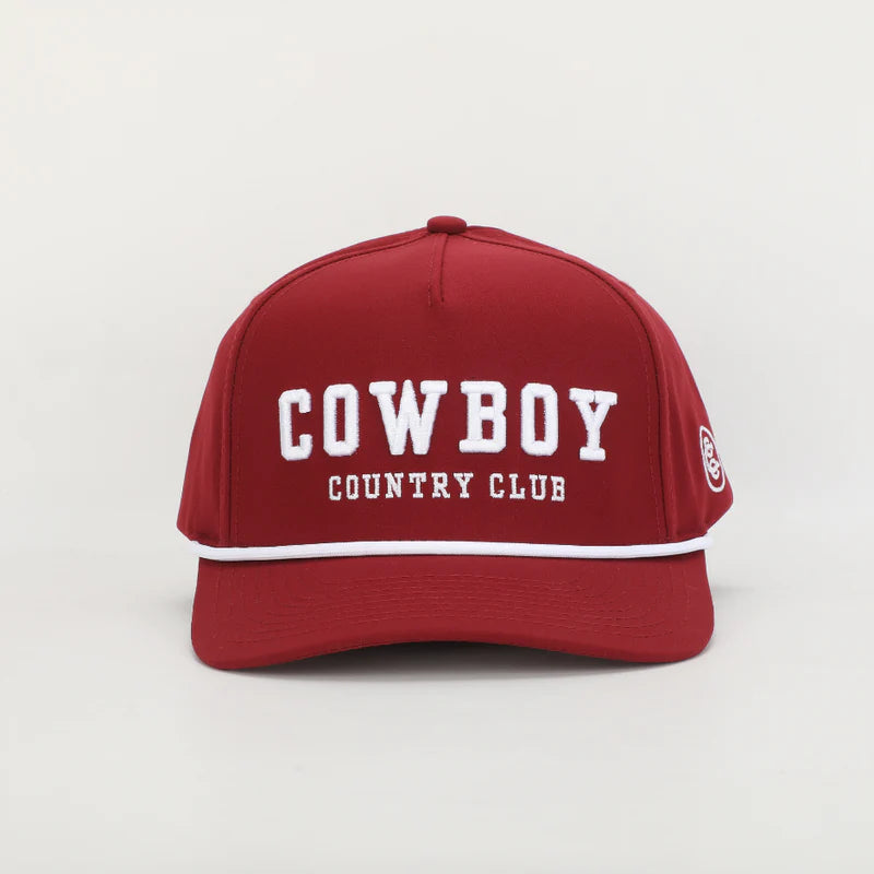 Cowboy Country Club Letterman Hat- Multiple Colors