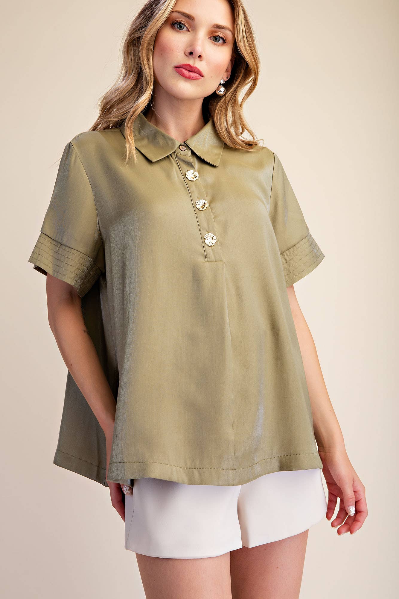 Short Sleeve Shirt Top