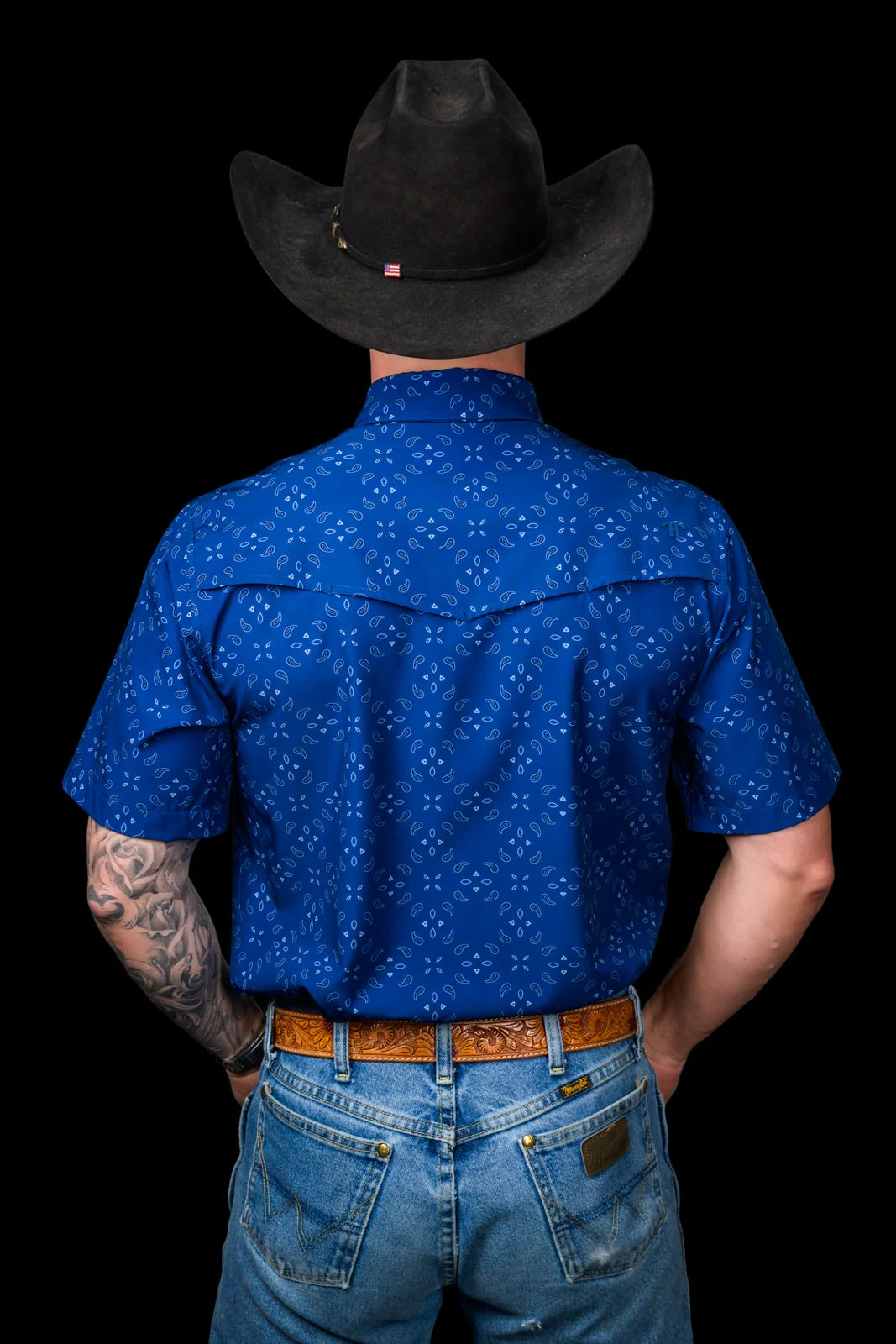 Ferrell THE TANNER SHORT SLEEVE PEARL SNAP SHIRT