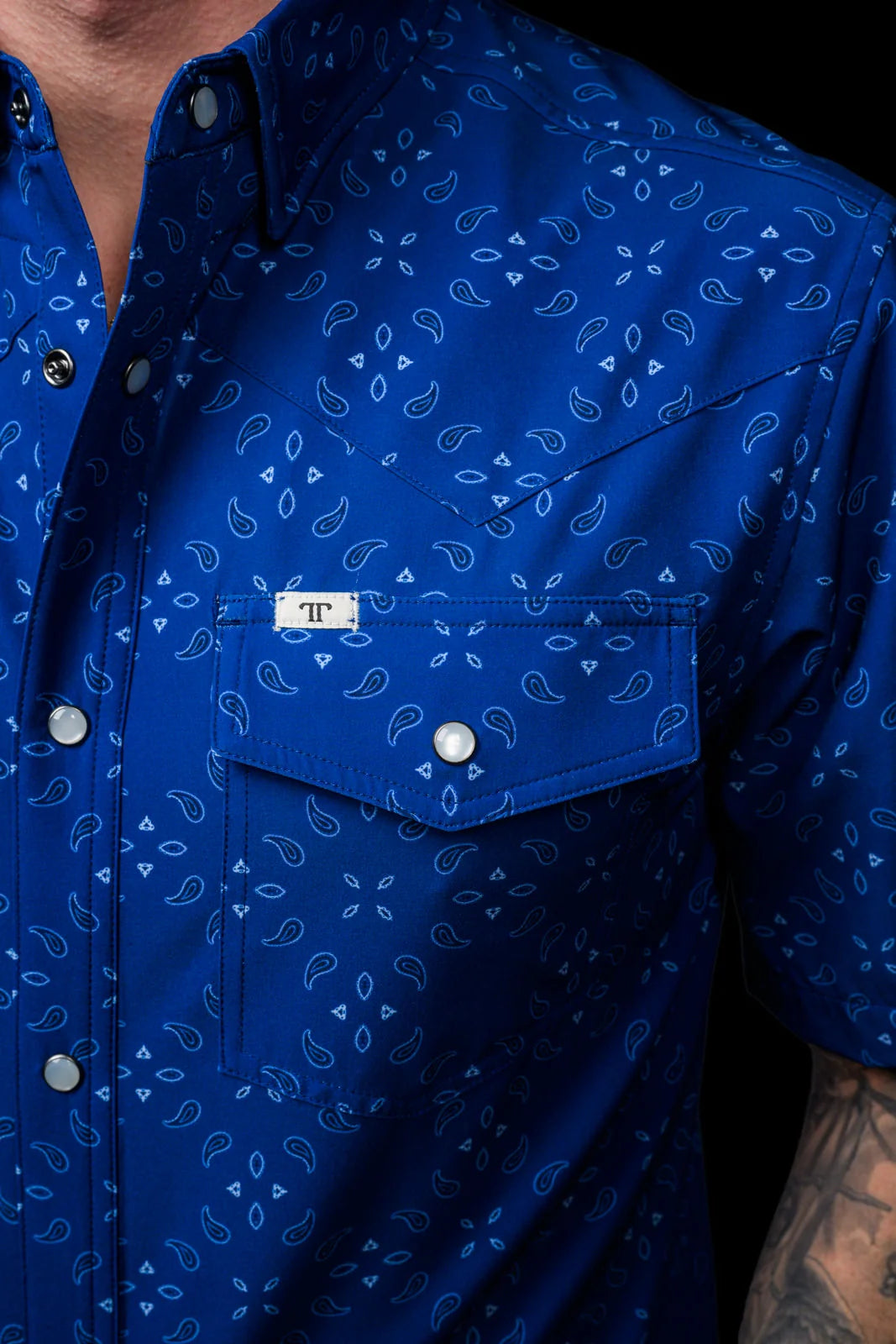 Ferrell THE TANNER SHORT SLEEVE PEARL SNAP SHIRT