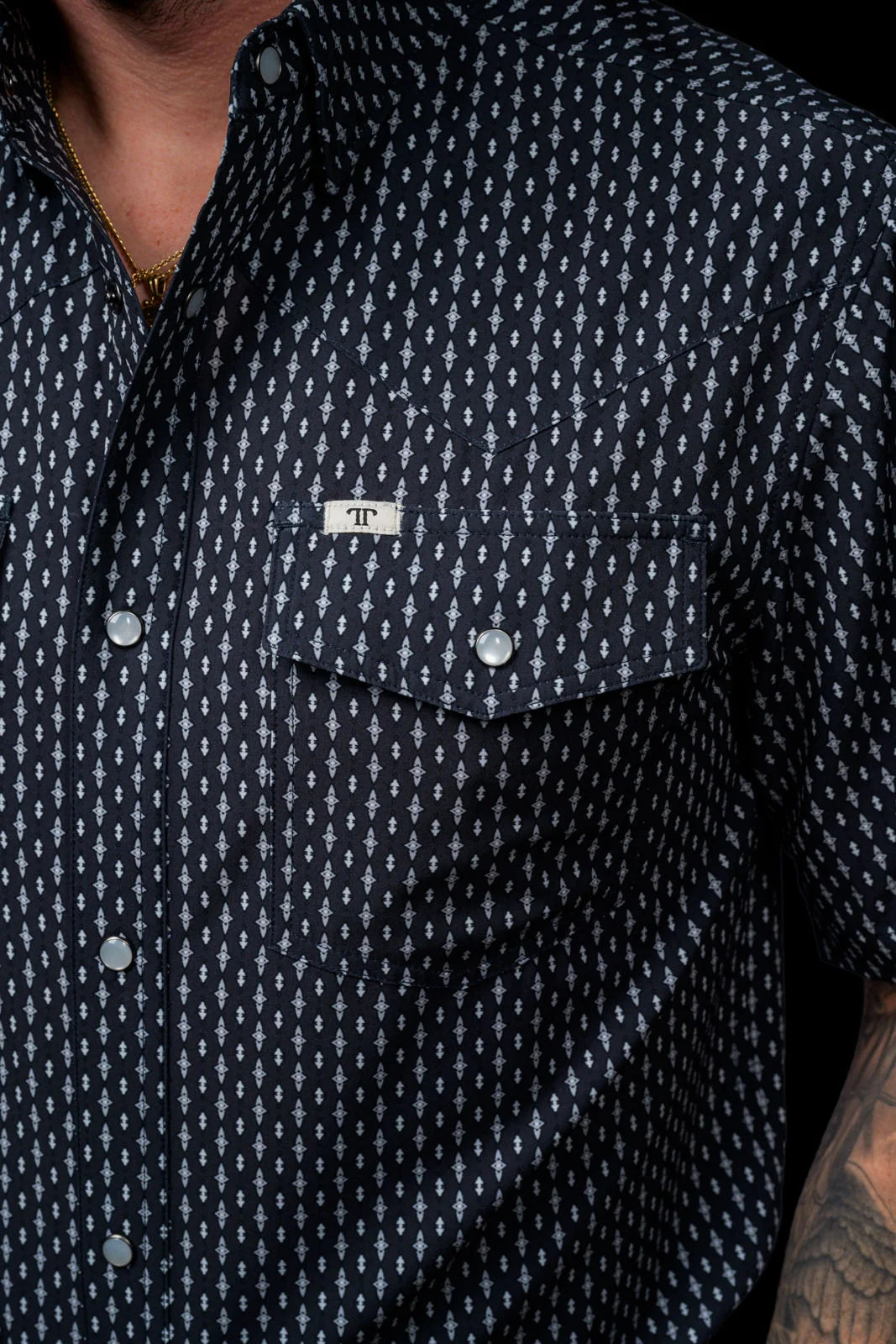 Ferrell THE CASH SHORT SLEEVE PEARL SNAP SHIRT