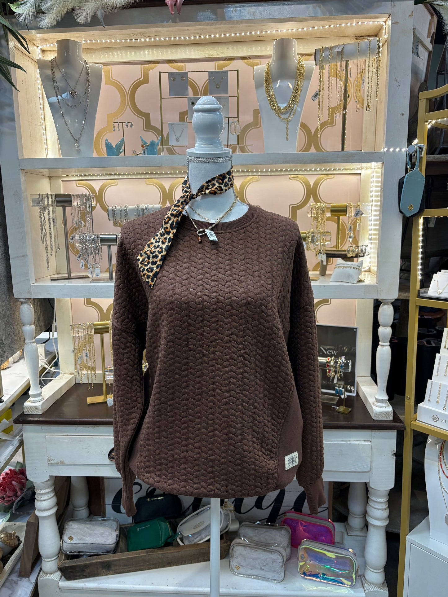 Southern Couture Cable Knit Pullover