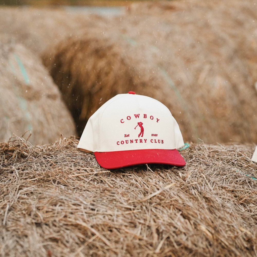 Cowboy Country Club Two Tone Golfer Hat