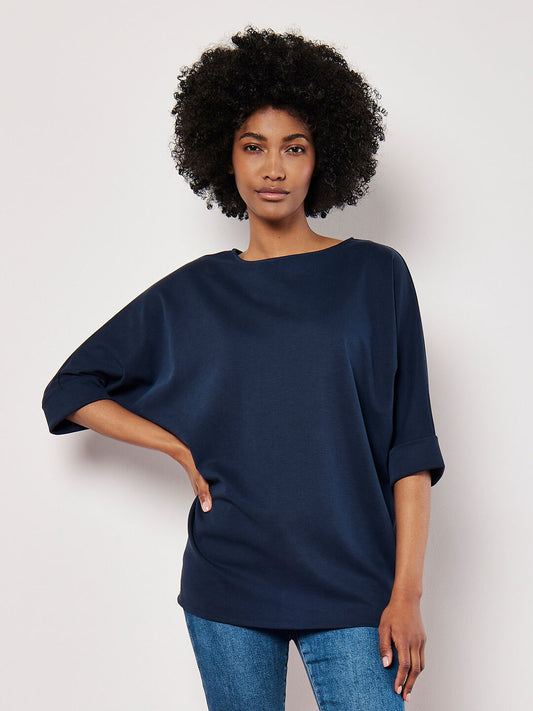 Jersey Knit Batwing Top