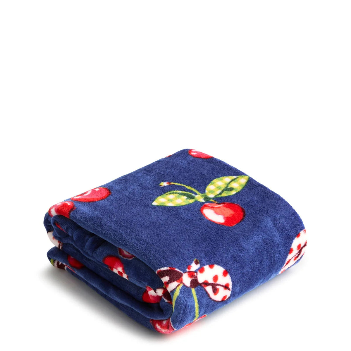 Vera Bradley Plush Throw Blanket Cherry Picking in Fleece