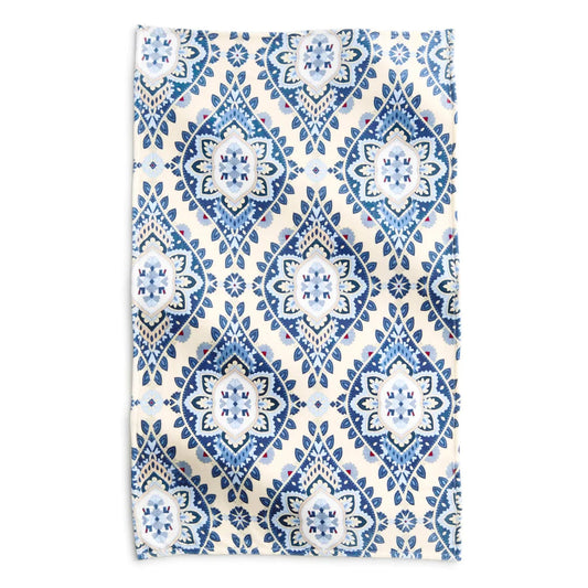 Vera Bradley Plush Throw Blanket Cambridge Blues in Fleece