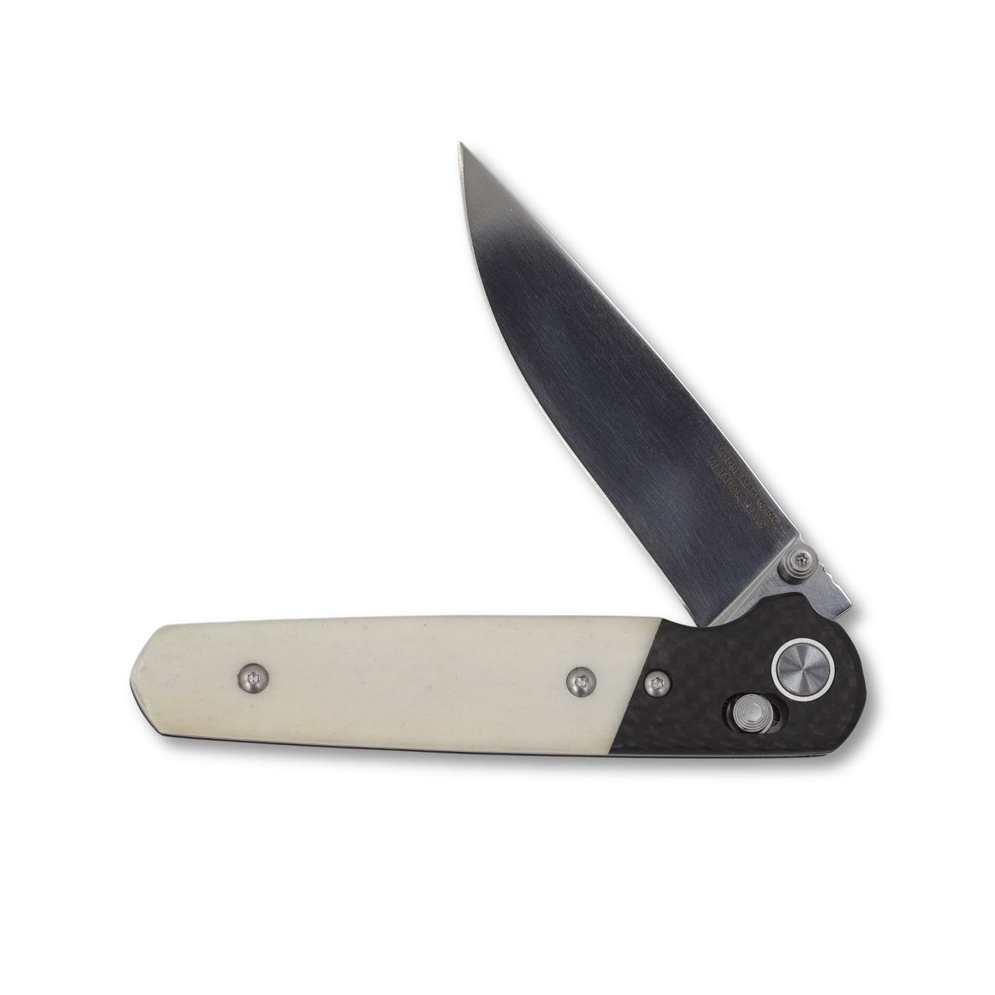 Moore Maker 4 1/2″ WHITE BONE EASY OPEN SLIDE LOCK