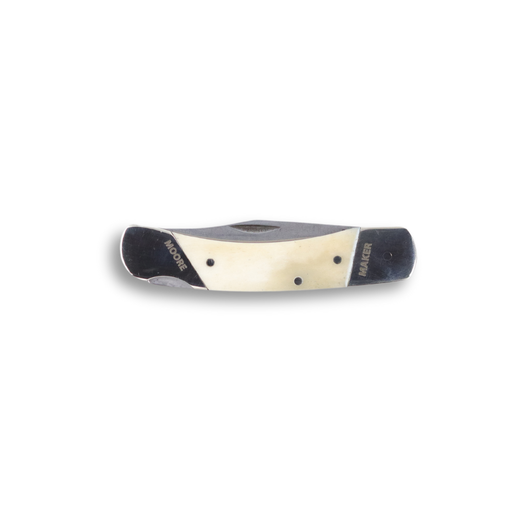 Moore Maker 5113LB – 3 3/4″ WHITE BONE LOCK BACK