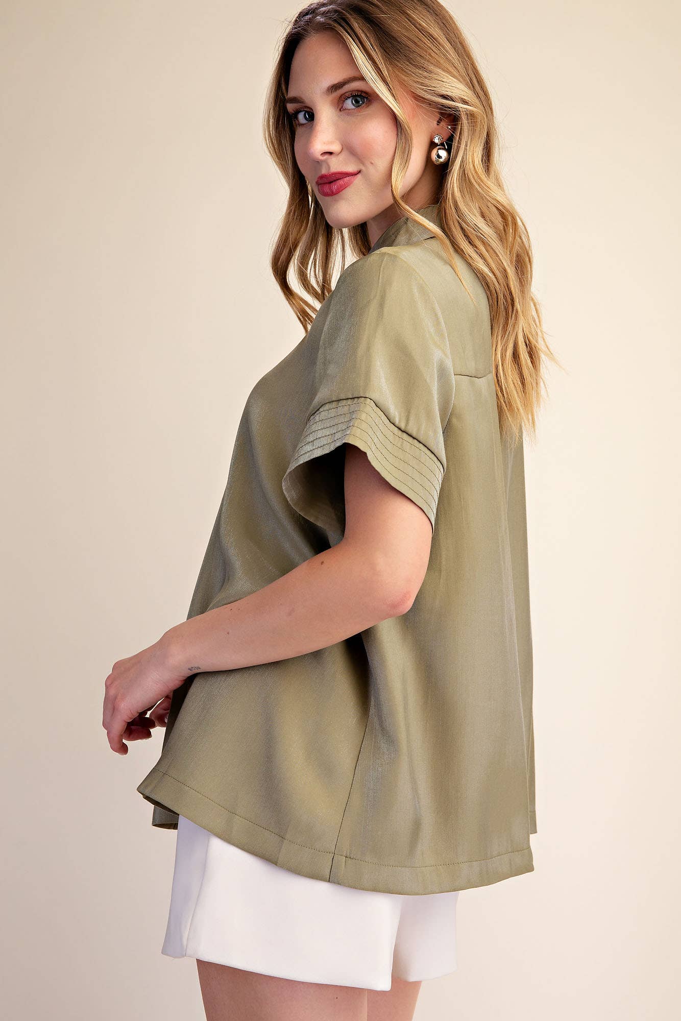 Short Sleeve Shirt Top