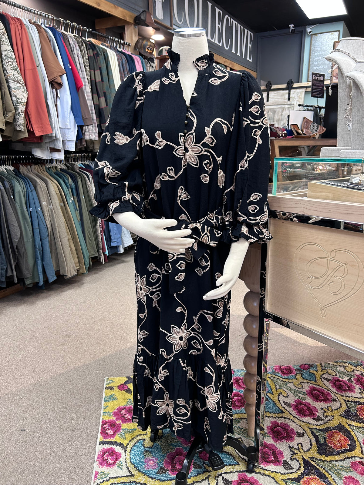 Floral Embroidered Dress