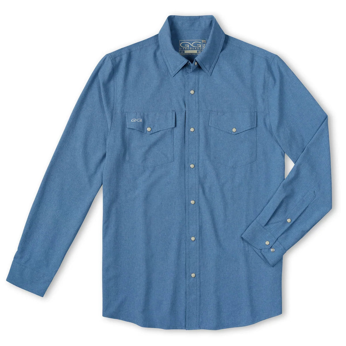 GameGuard Off-Road Blue StockYard Shirt | Long Sleeve