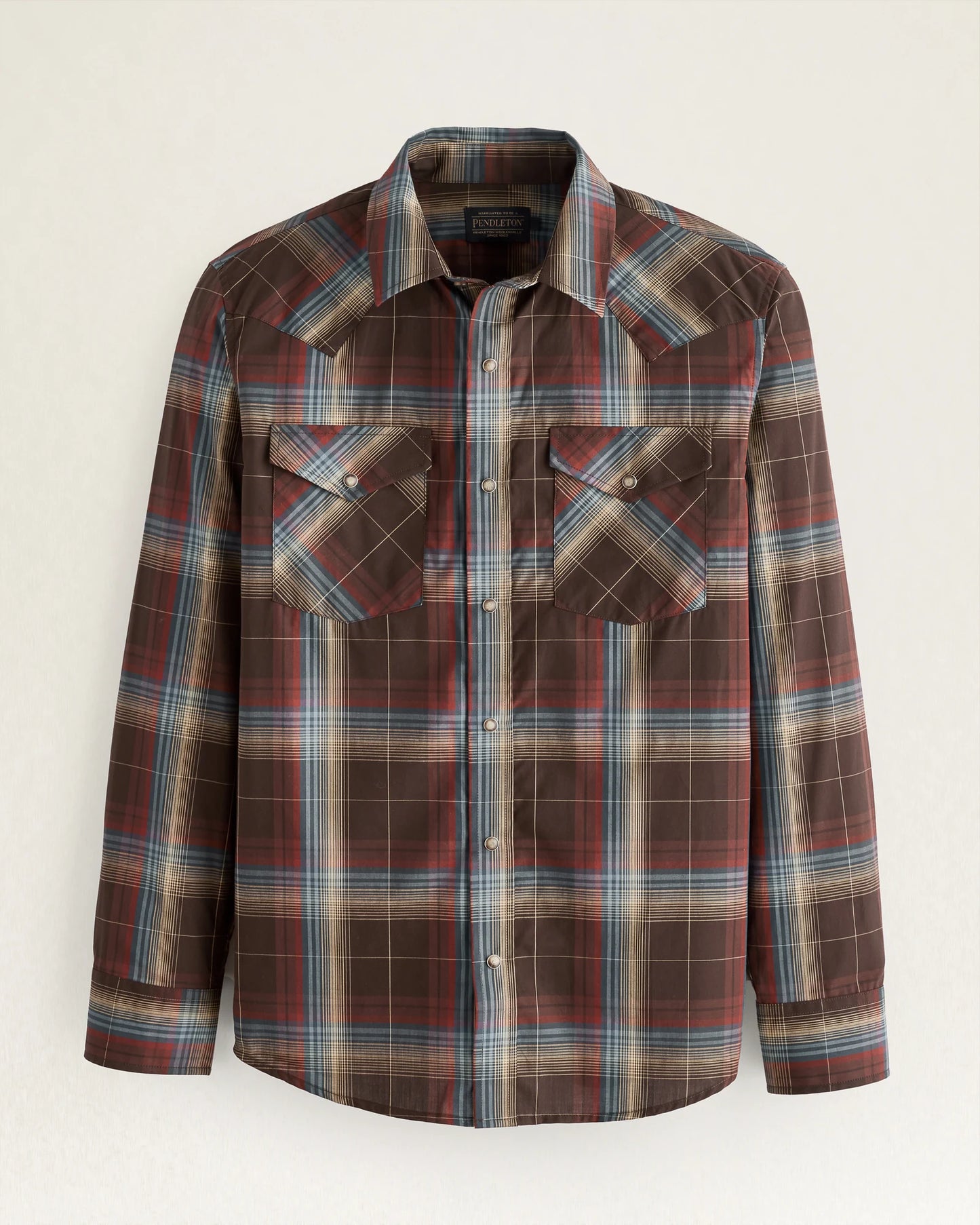 Pendleton MEN'S LONG-SLEEVE BISHOP COTTON SHIRT