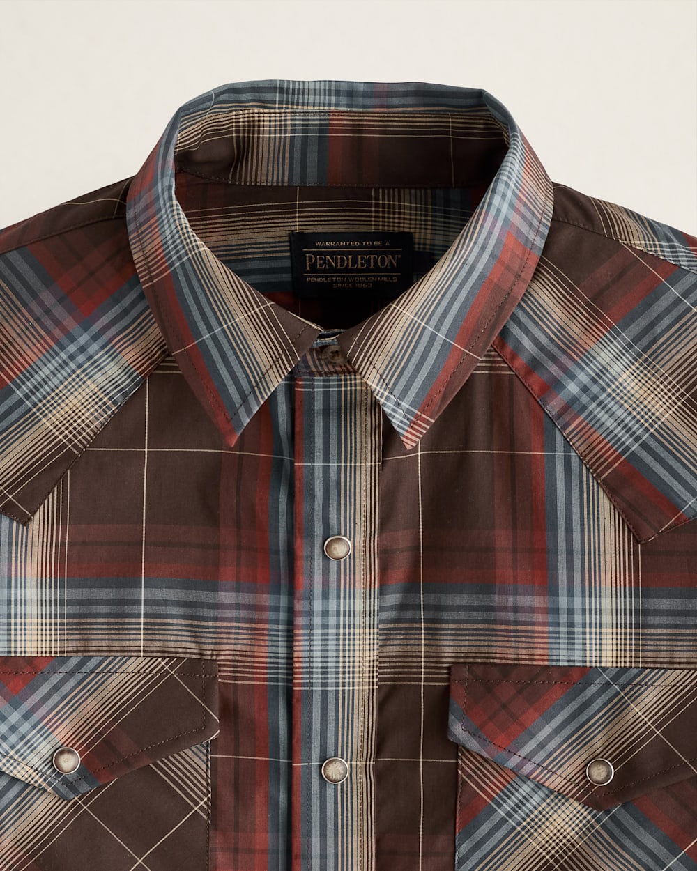 Pendleton MEN'S LONG-SLEEVE BISHOP COTTON SHIRT